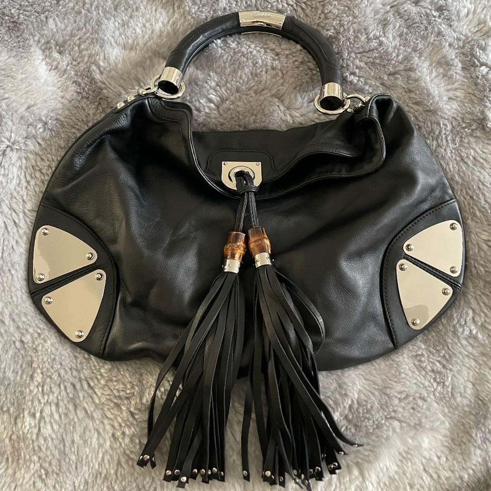 Gucci Large Indy Hobo Babushka bag, timeless fashion.